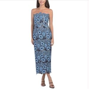 RENE RUIZ COLLECTION NAVY BLUE FASHION DRESS